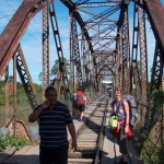An old bridge to cross the border between Costa Rica and Panama - a memorable experience