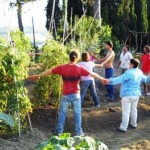 Synergic gardening at a New Age Centre in Italy - www.reiki.it